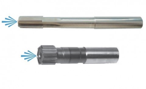 CERMET výstružníky s přímými drážkami H7 s chlazením středem pro slepé otvory