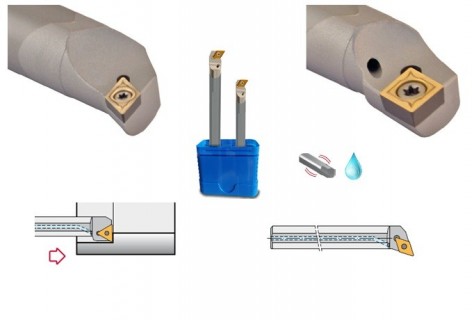 Celokarbidové soustružnické levé nože
