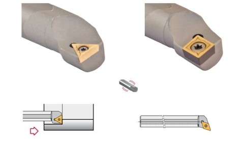 Celokarbidové soustružnické levé nože bez chlazení