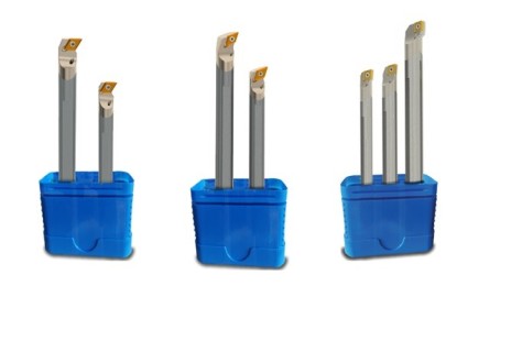 Celokarbidové soustružnické levé nože v sadě