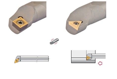 Celokarbidové soustružnické pravé nože bez chlazení