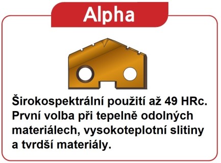 Destičky povlak ALPHA - PREMIUM HSS M48