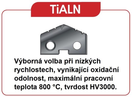 Destičky povlak TiALN - PREMIUM HSS M48