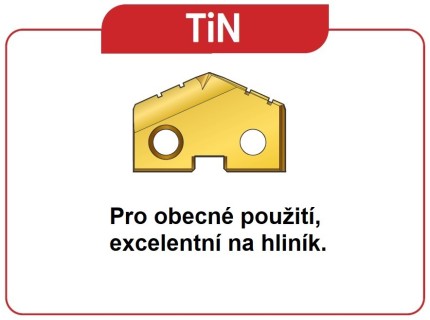 Destičky povlak TiN - PREMIUM HSS M48