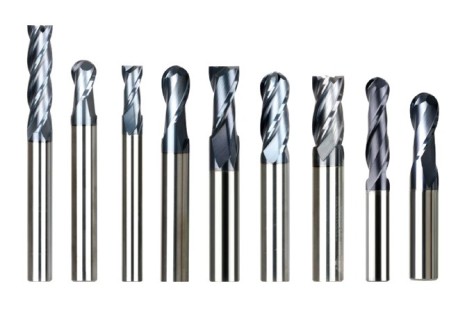 Frézy na ocel ~HRC50, nerez, litinu