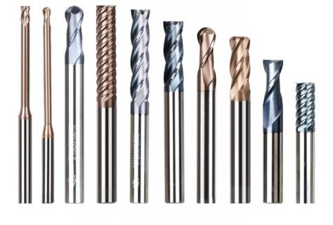 Frézy pro nástrojové oceli ~HRC55, nerez