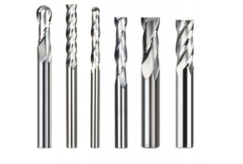 Frézy pro obecné použití bez povlaku, ocel ~HRC40