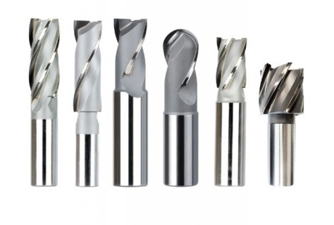 Frézy s pájenými břity, ocel ~HRC40