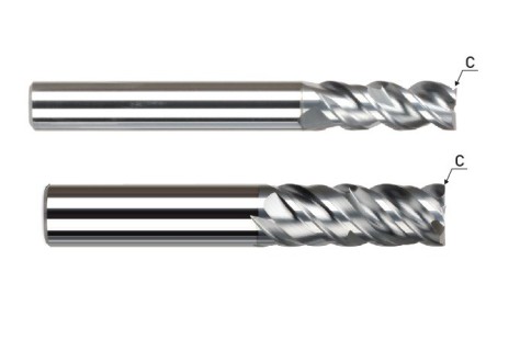 Frézy s rohovým sražením na nerez a exotické materiály