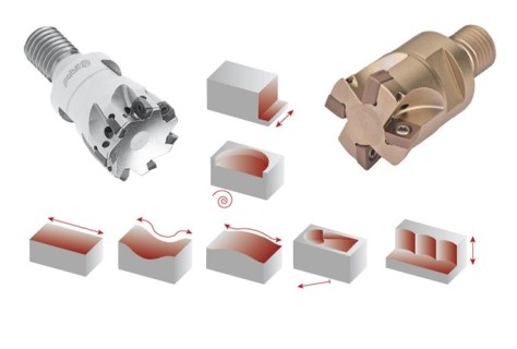 Frézy se závitovým adaptérem rychloposuvové