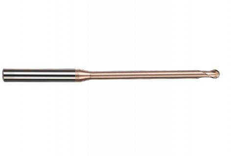 Kulové 2 břité mikrofrézy 55 HRc