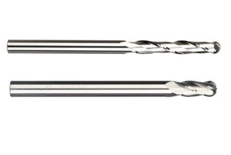 Kulové dlouhé frézy bez povlaku