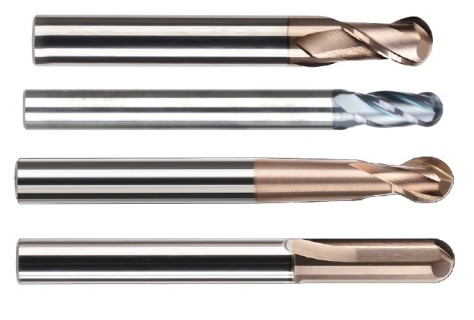 Kulové frézy 55 HRc