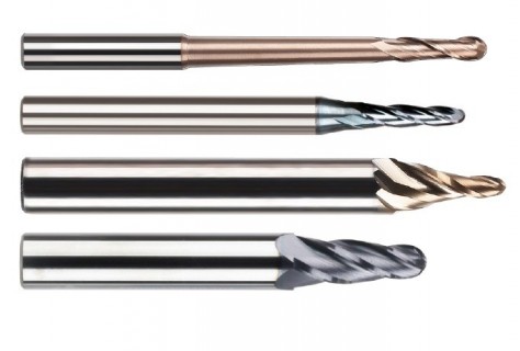 Kulové kuželové frézy