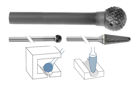 Kulové technické frézy-rotary burrs