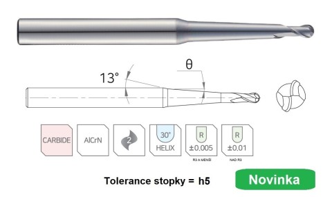 Kuželové kónusové frézy extra dlouhé