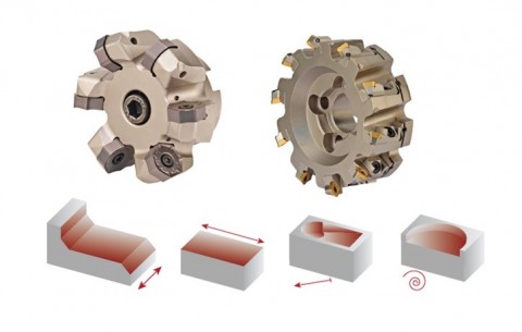 Nástrčné frézy na plochu