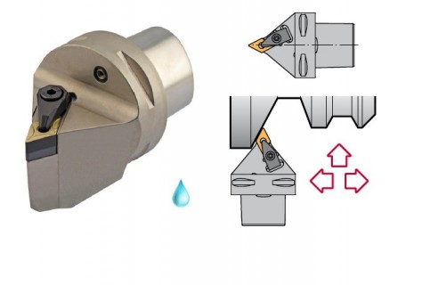 PSC vnější oboustrané soustružení D-upnutí