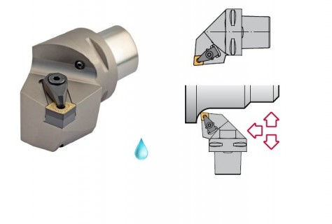 PSC vnější pravé soustružení D-upnutí