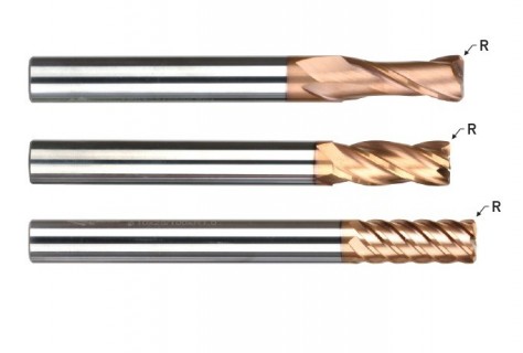 Rádiusové frézy 70 HRc