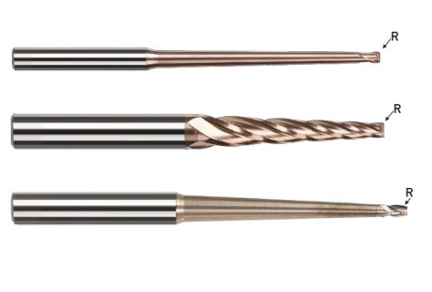 Rádiusové kuželové frézy