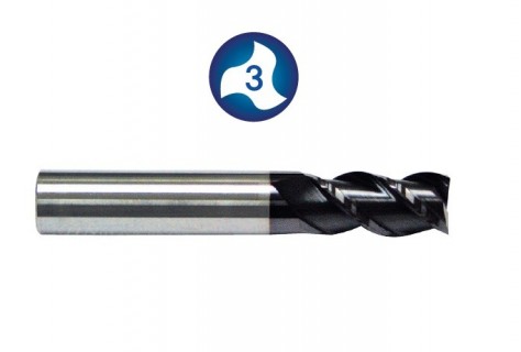 Rovné 3 břité frézy 70 HRc