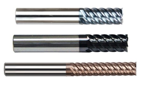 Rovné 6 břité frézy 55 HRc