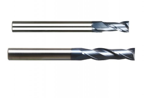 Rovné dlouhé 2 břité frézy 50 HRc