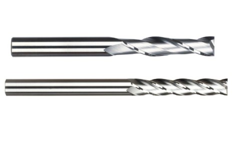 Rovné dlouhé frézy bez povlaku