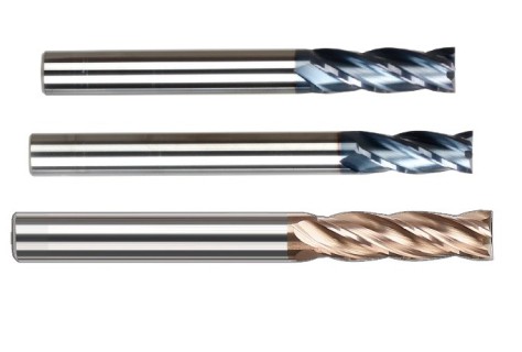 Rovné prodloužené 4-6 břité frézy 55 HRc