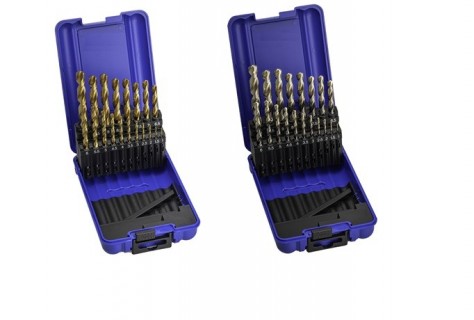 Sada HSS vrtáků 19Ks (rozsah 1-10 po 0,5 mm)-h8