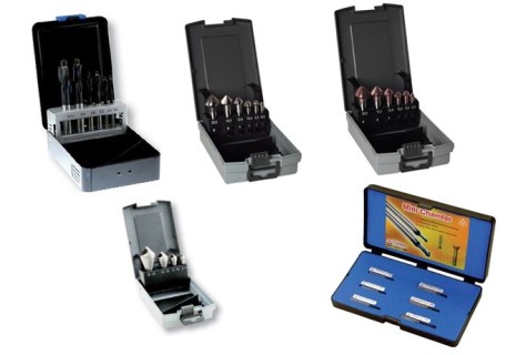 Sady monolitních fréz+záhlubníků