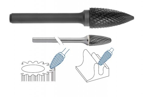 Stromečkové technické frézy-rotary burrs