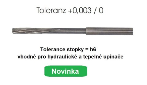 Tvrdokovové strojní přesné výstružníky NC6199