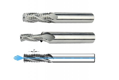 Tvrdokovové závitové frézy na hliník