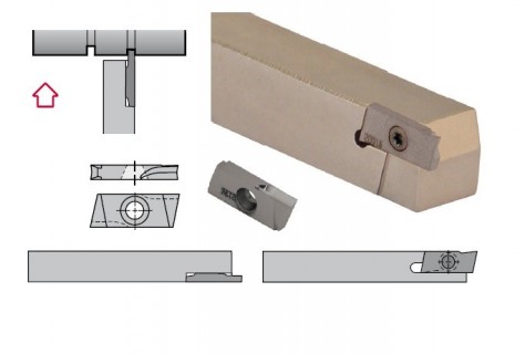 Vnější levé soustružnické nože S-upnutí multifunkční