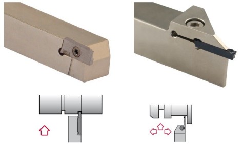 Vnější levé zapichovací-upichovací držáky