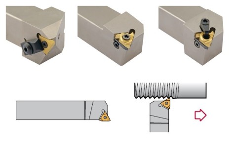 Vnější levé závitovací nože s VBD