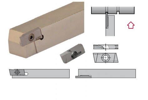 Vnější pravé soustružnické nože S-upnutí multifunkční