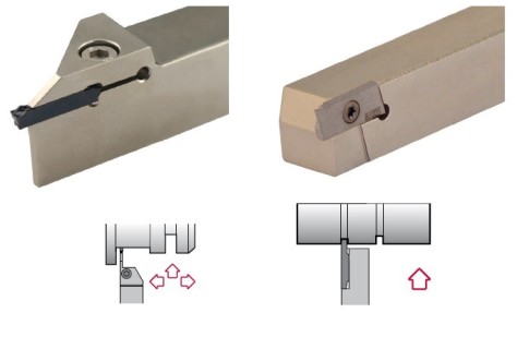 Vnější pravé zapichovací-upichovací držáky