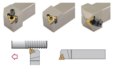 Vnější pravé závitovací nože s VBD