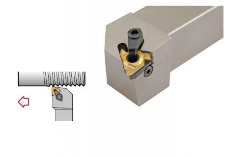 Vnější pravé závitovací nože s upínkou