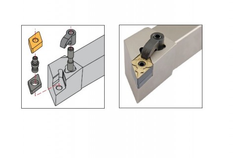 Vnější soustružnické nože M-K upnutí (M-upnutí)