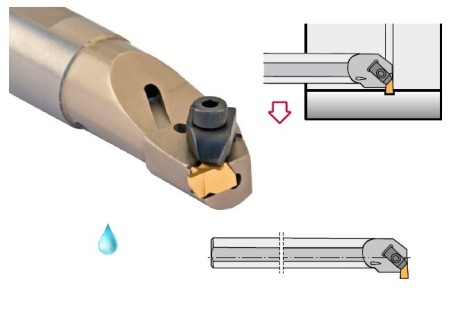 Vnitřní levé zapichovací-upichovací držáky s upínkou