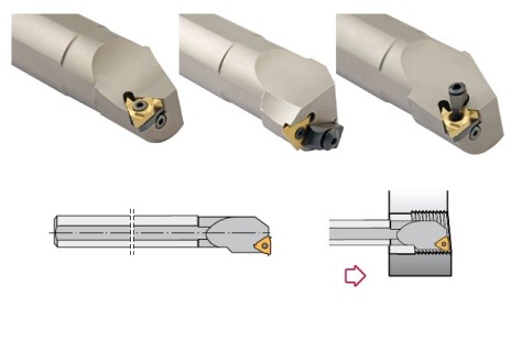 Vnitřní levé závitovací nože s VBD