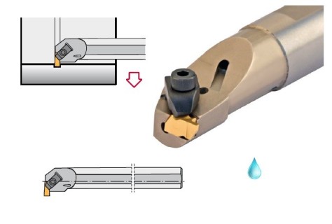 Vnitřní pravé zapichovací-upichovací držáky s upínkou