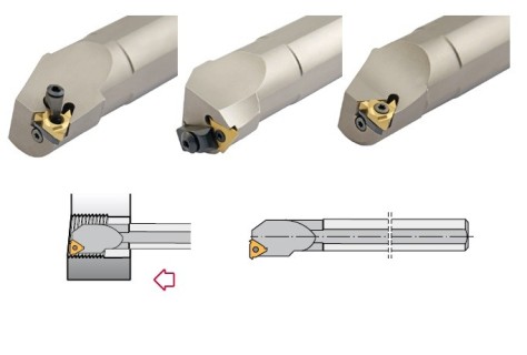 Vnitřní pravé závitovací nože s VBD