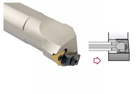 Vnitřní vertikální levé závitovací nože s VBD