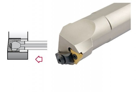 Vnitřní vertikální pravé závitovací nože s VBD