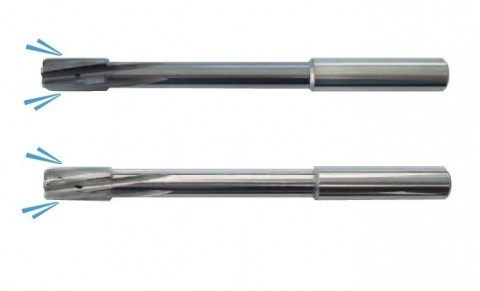 Vysokorychlostní výstružníky se spirálovými drážkami H7 s chlazením na břit pro průchozí díry